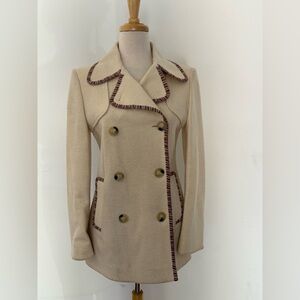 Vintage Missoni Peacoat Coat size 6 perfect condition worn